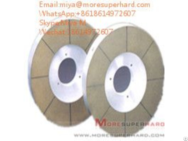 Double Disc Diamond And Cbn Grinding Wheel For Seal Magnetic Materials Miya At Moresuperhard Dot Com