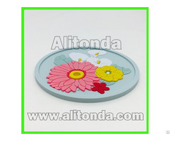 Promotional Pvc Cartoon 2d 3d Anti Slip Coaster Custom