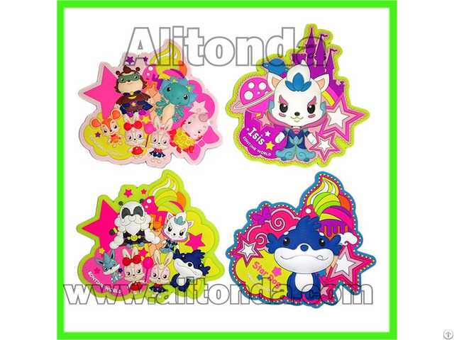 Pvc 2d 3d Food Fruit Cartoon Animal Shape Fridge Magnets For Promotional Gifts