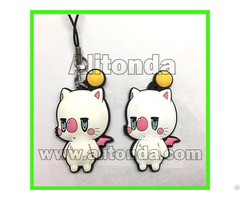 Cartoon Animal Anime Figure Food Fruit Car Shape Mobile Phone Pendants Custom For Promotion