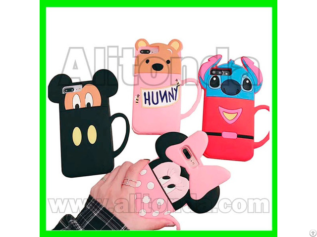 Silicone Pvc Tpu Cartoon Simple Style Phone Case Custom