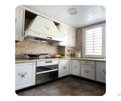 Simple White Customized Kitchen Cabinets Lw Ej002