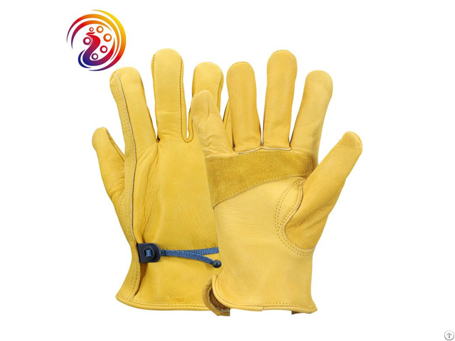 Cowhide Work Gloves Leather Gardening Garden Glove