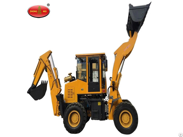 Construction Tunnel Mini Hydraulic Wheel Backhoe Loader