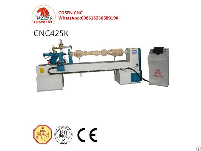 Cosen Cnc Wood Lathe Machinery For Turning And Engraving