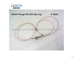 High Frequency Hd Sdi Slip Rings Flange Mounted 0 3ghz Rotary Joint For 1080p Coaxial