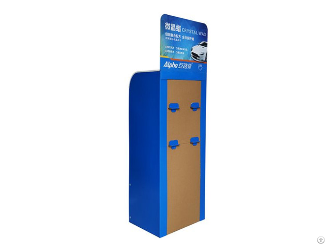 Corrugated Floor Display For Cleaning Fluid