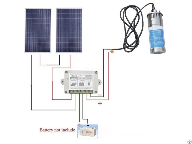 Dc 24v Stainless Deep Well Submersible Solar Water Pump System