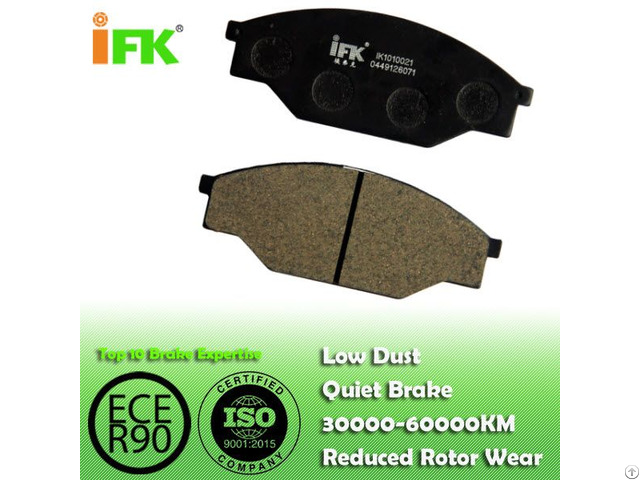 Semi Low Metallic Nao Ceramic 0449126071 Gdb351 D303 Disc Brake Pad Manufacturer