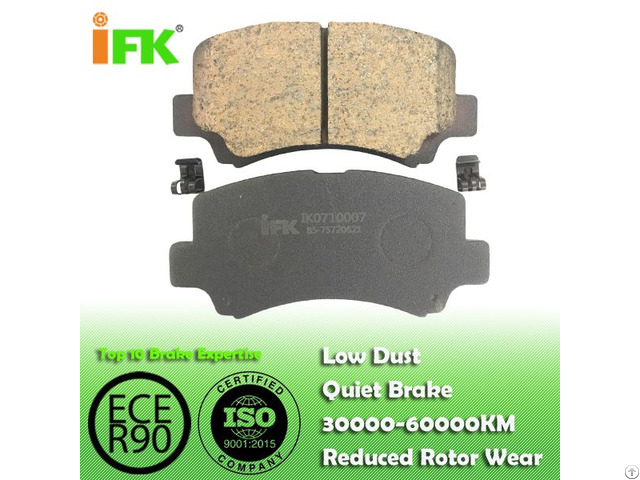 Semi Low Metallic Nao Ceramic 5584075f10 Gdb3221 Disc Brake Pad Manufacturer