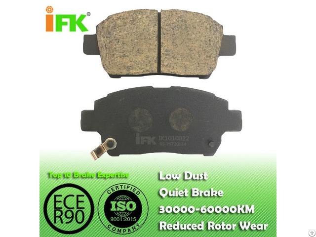 Semi Low Metallic Nao Ceramic 0446552010 Gdb3242 Gdb7075 D822 D990 Disc Brake Pad Manufacturer