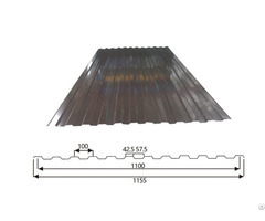 Corrugated Steel Roofing Sheet Trapezoid 10 100 1100
