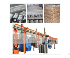 Wire Mesh Powder Coating Line Plant Equipment Machine