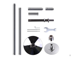 Stripper Adjustable Chrome Portable Pole Dance Fitness Training Kit