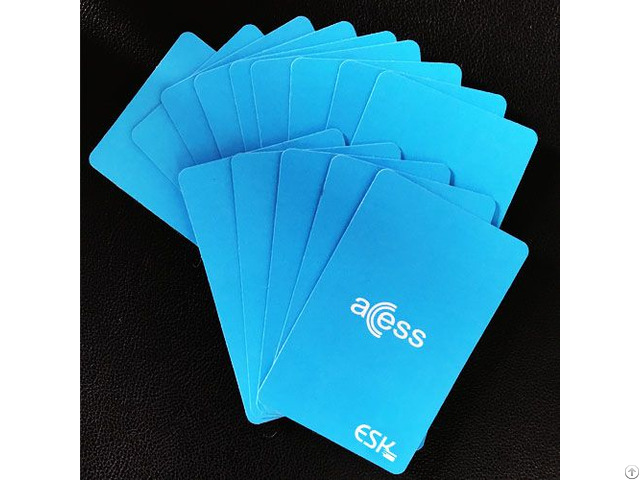 Free Sample Contactless Paper Pet Pvc Access Control Rfid Smart Cards