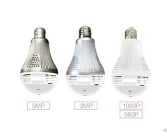 Wifi 360 Degrees Panoramic Light Bulb Camera