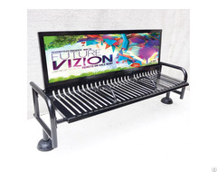 Outdoor Advertising Bench