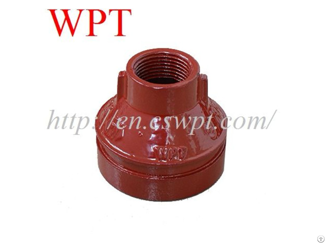 Fm Ul Approved Concentric Reducer Threaded Cast Iron Grooved Fittings Wpt Brand