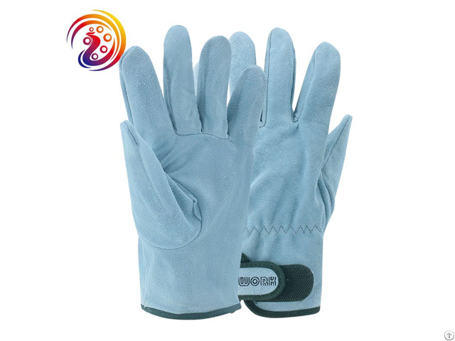 Welding Welders Heat Resistant Cow Split Fireplace Leather Gloves
