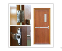 Wooden Fire Door With Panic Bar