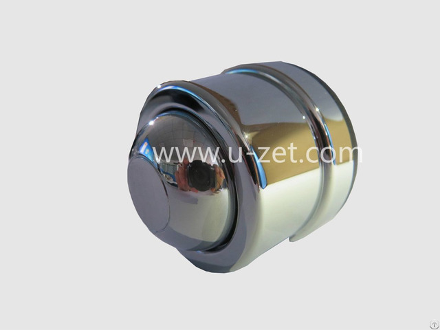 Single Flush Chrome Toilet Push Button