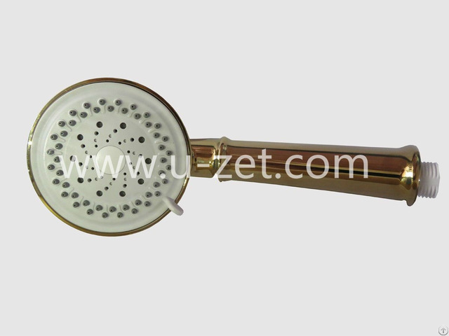 Hand Held Shower Heads Gold Coating