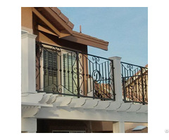 Wrought Iron Balcony Guardrail