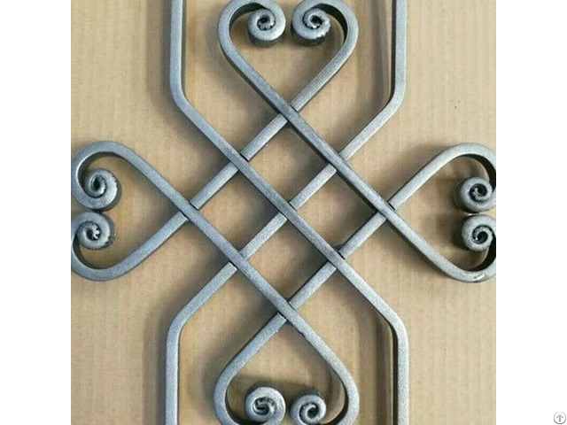 Wrought Iron Ornaments Groupware And Flowers For Balusters Gates