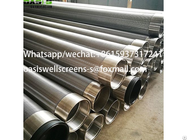 304l Stainless Steel V Wire Shape Johnson Screens