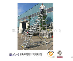 Aluminium Lightweight Platform Step Ladders With Height 4 M