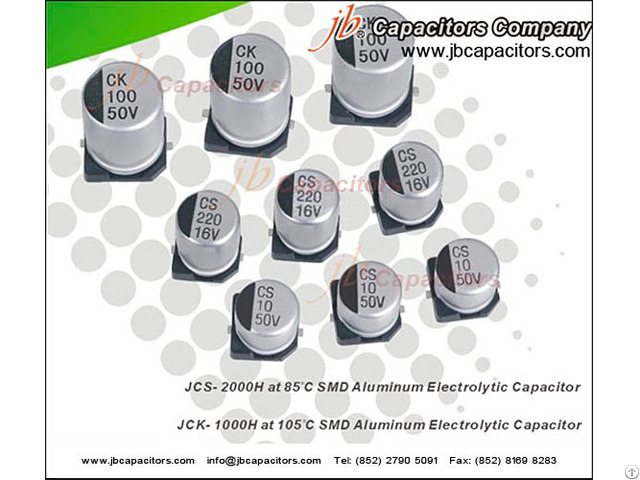 Jck 1000h At 105 Degrees C Smd Aluminum Electrolytic Capacitor