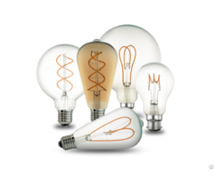 Curly Spiral Filament Led Bulb