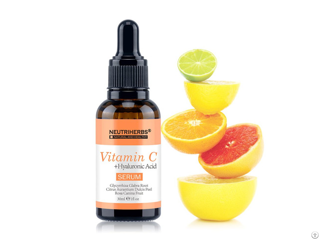 Neutriherbs Best 20 Percent Pure Vitamin C Skin Care Serum With Hyaluroni Acid For Skin