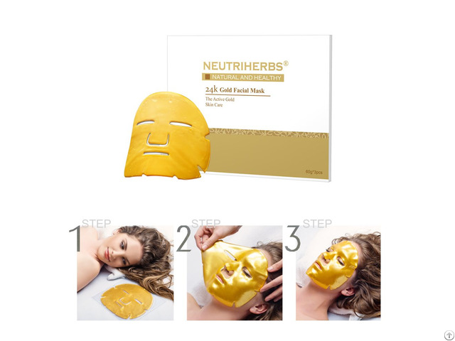 24k Gold Anti Wrinkles Bio Collagen Facial Mask