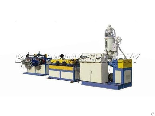 Newly Hdpe Single Wall Corrugated Pipe Making Machine For Electric Cable Wire