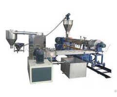 Pp Pe Pet Water Cooling Strands Pelletizing Granules Plastic Extruder Production Line