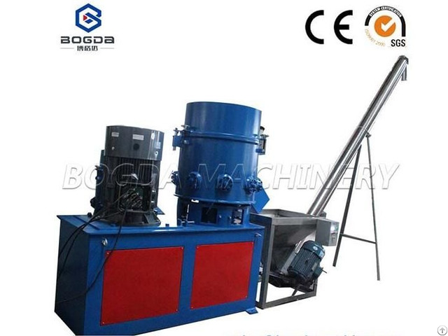 Recycling Used Plastic Pp Pe Film Agglomerator Densifier