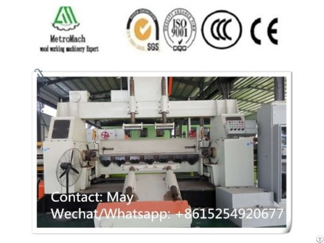 Hydraulic Plywood Core Veneer 8ft Spindle Peeling Machine