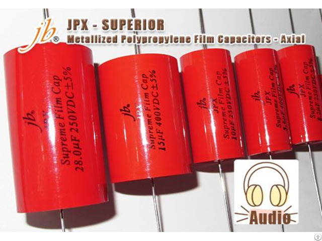 Jpx Supreme Metallized Polypropylene Film Capacitors Axial