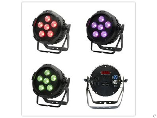 6x20w Rgb 3in1 Cob Led Par Light