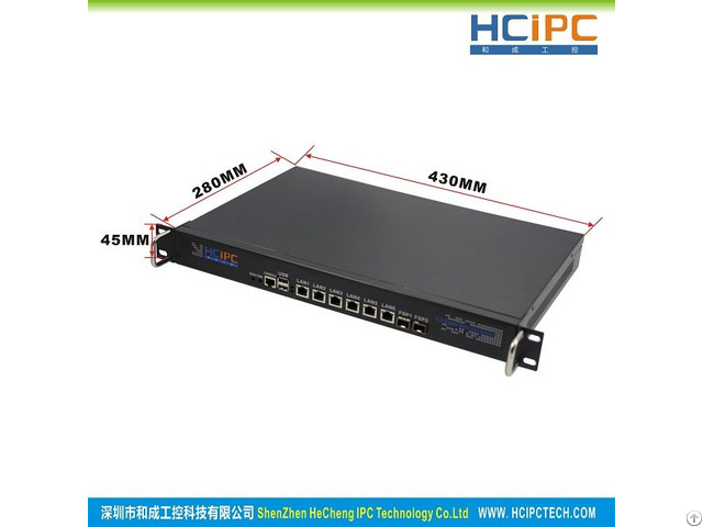 Hcipc B205 2 Hcl Sb75 6l2fspb Intel B75 82583v 82574l 6lan Firewall System 1u Router