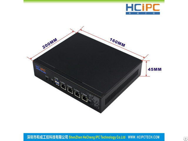 Hcipc B201 M22 Hcl Sj1900 4lc Intel J1900 Cpu 4lan 82583v Mini Router Firewall System