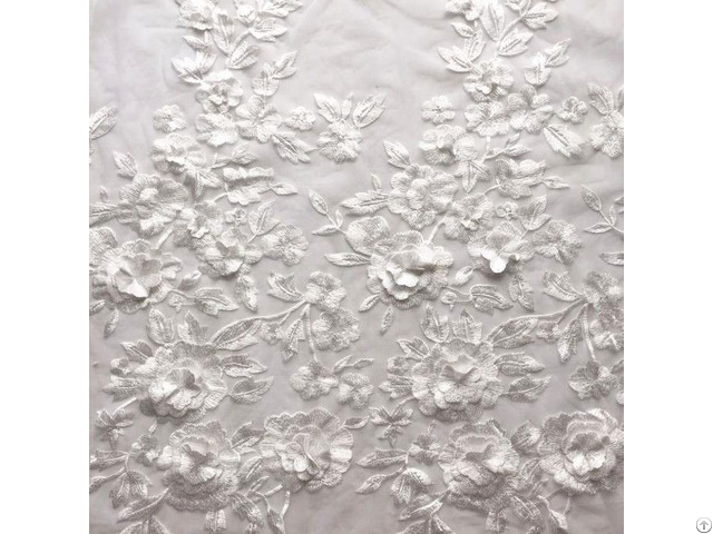 Embroidery Lace Fabric For Apparel