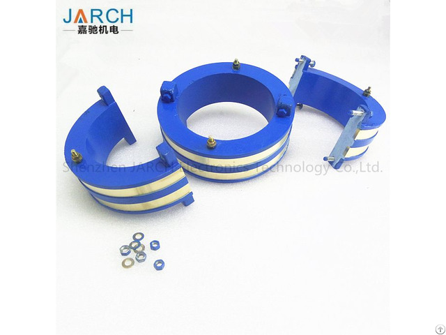 Two Half Style Slip Ring Dc Machine Commutator Split Rings Rotating Electrical Contact