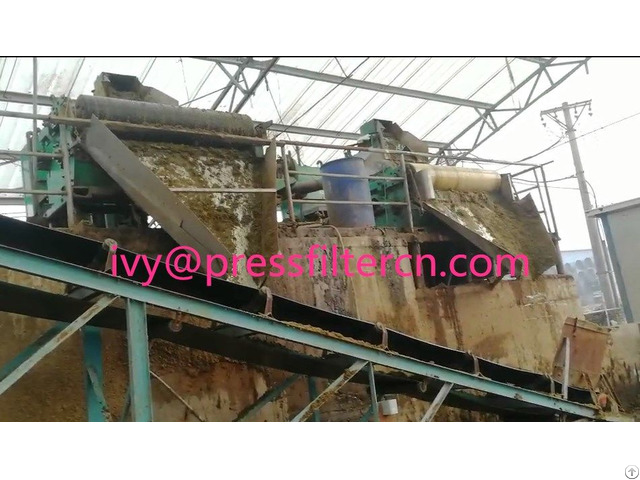 Cow Chicken Pig Poultry Dung Waste Sludge Dewatering Machine