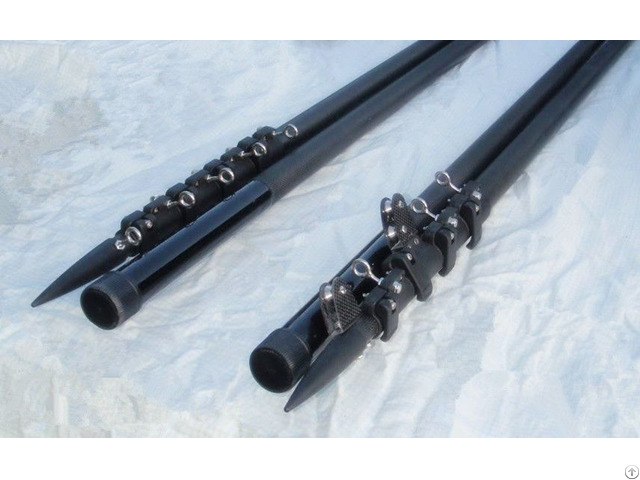 Retractable 12ft Carbon Fiber Outrigger Poles Stiff For Trolling Fishing