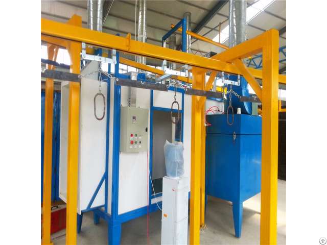 Fast Automatic Color Change Equipment Plastic Powder Coating Booth
