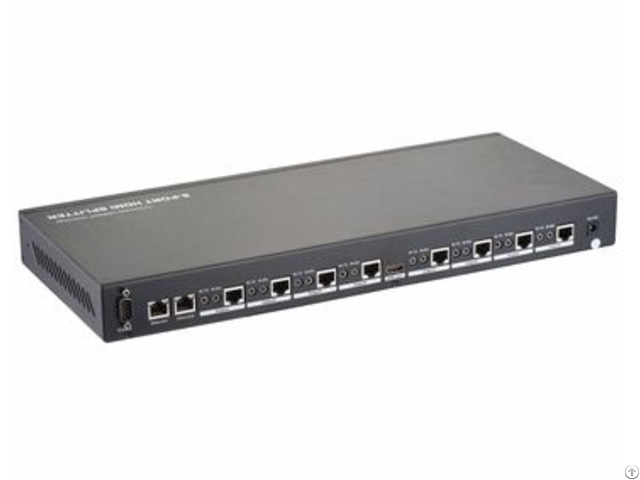 100m 1x8 Hdbaset Splitter Ethernet Rs232 Bi Direction Ir Cec 4kx2k