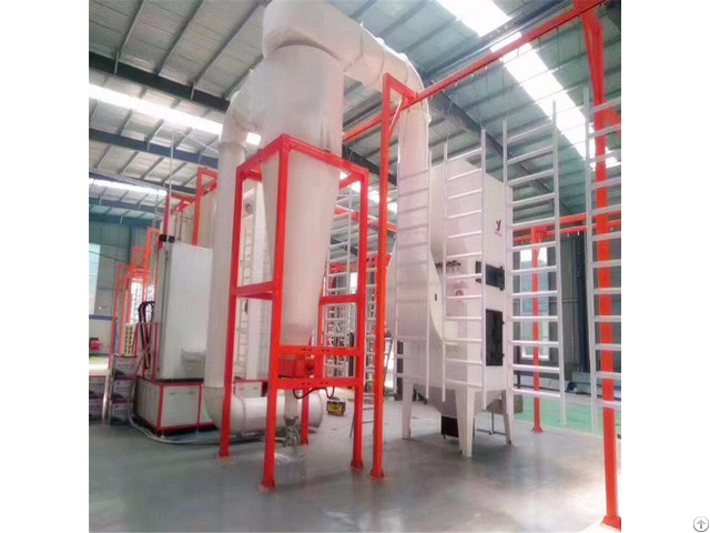 Safe Operate Electronic Control Cabinet Powder Spray Booth