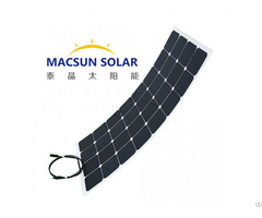 200w High Efficiency Semi Flexible Sunpower Solar Modules